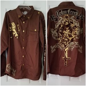 Men's Urban Creed Long Sleeve Button Down Shirt